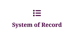System of Record