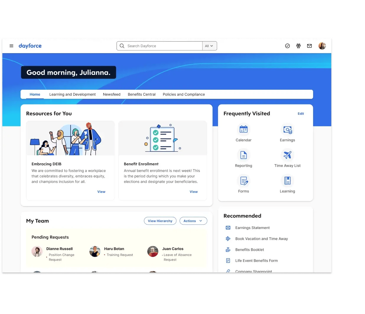 day force helps you streamline various hr processes