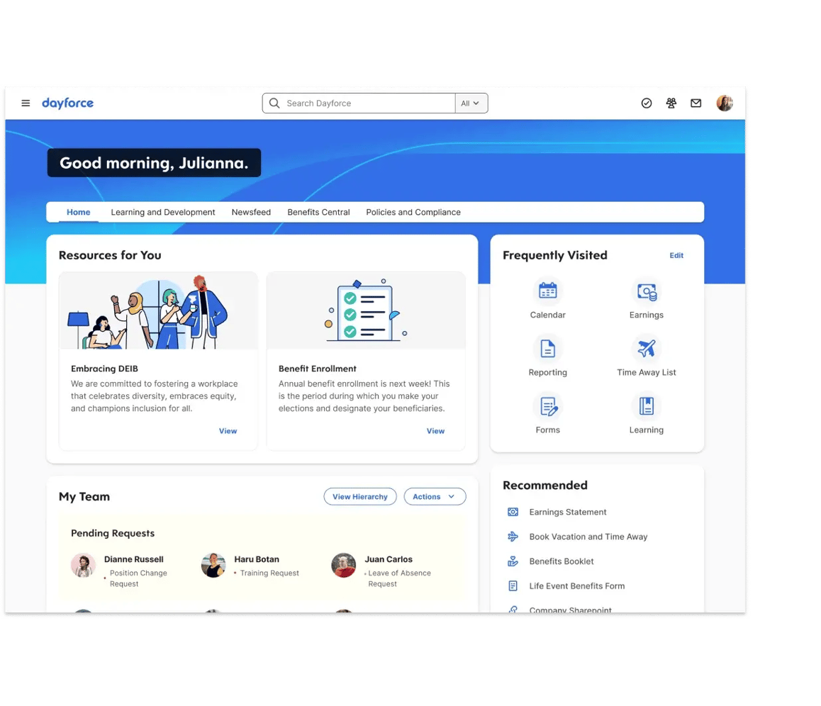 day force helps you streamline various hr processes