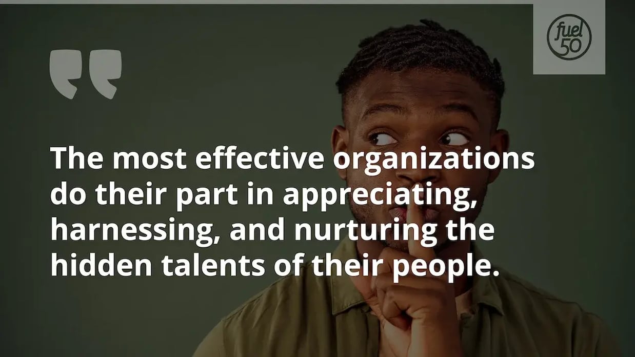 Nurturing hidden talents
