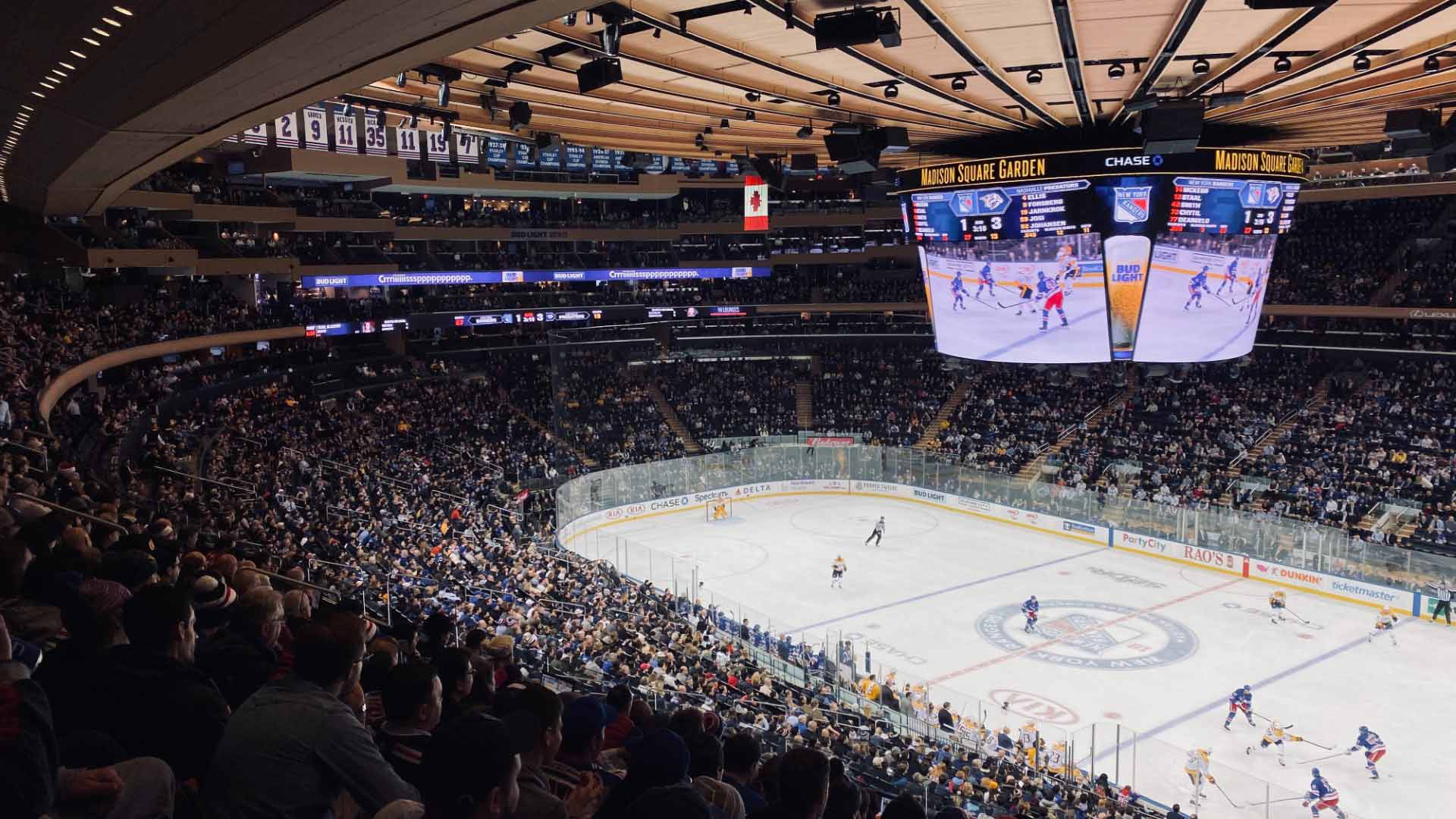 New York Rangers at Madison Square Garden