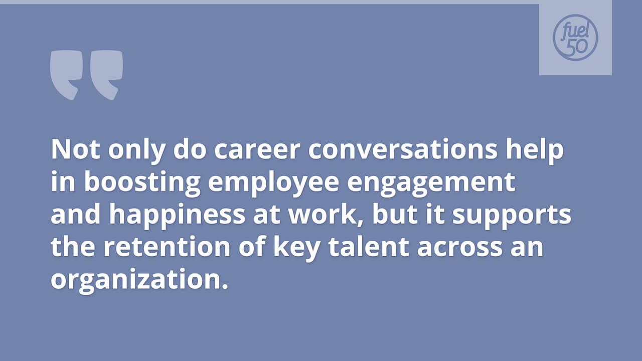 Quote about career conversations