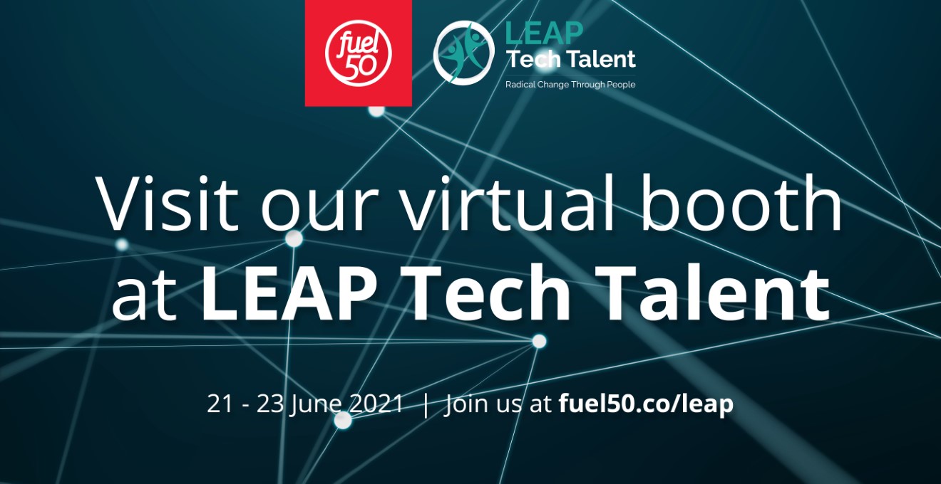 LEAP Tech Talent Visit our Virtual Booth Banner