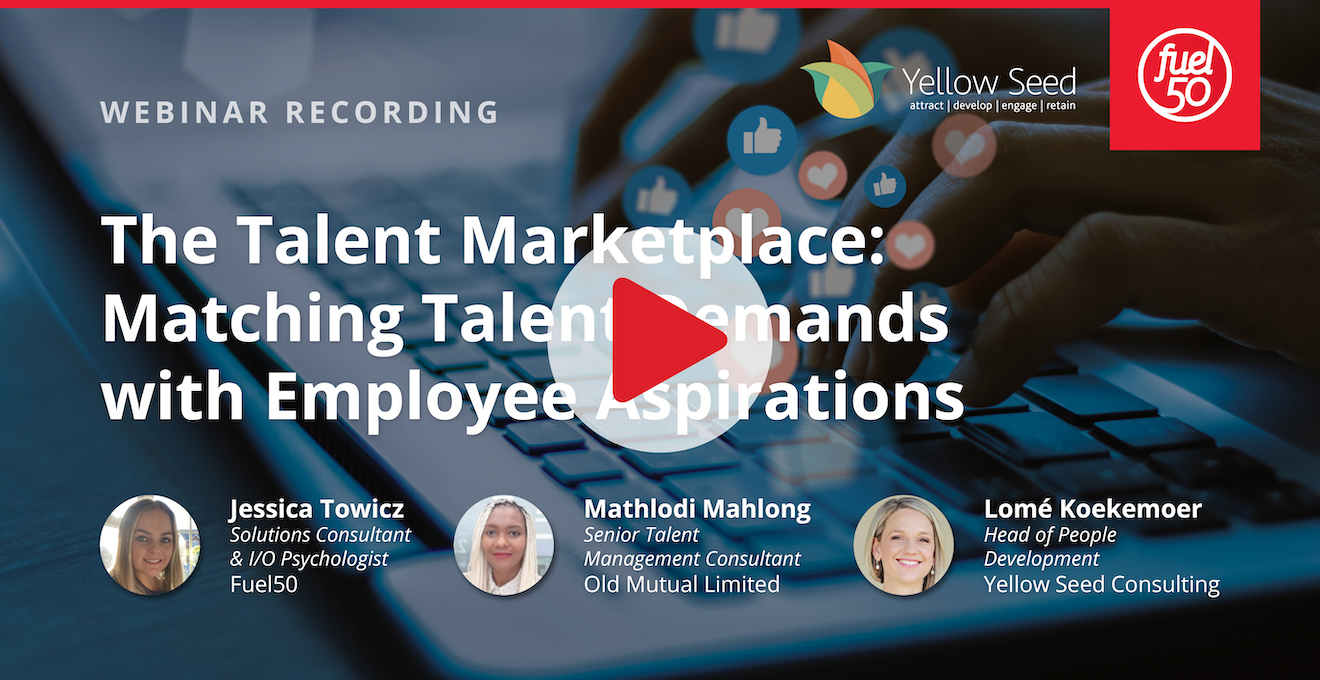 The Talent Marketplace Webinar Recording: Matching Talent Demands with Employee Aspirations