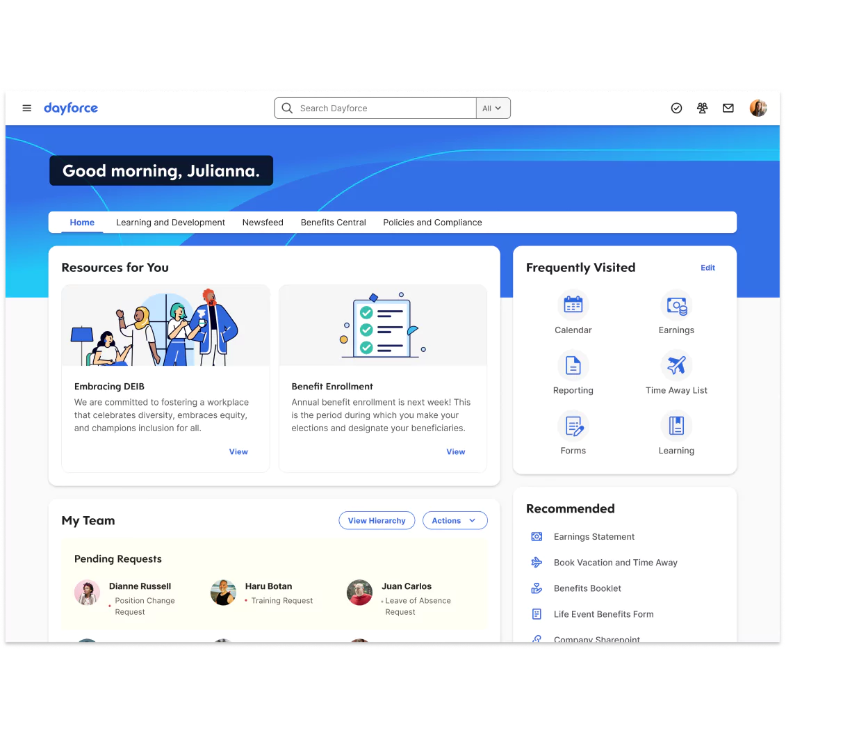 day force helps you streamline various hr processes