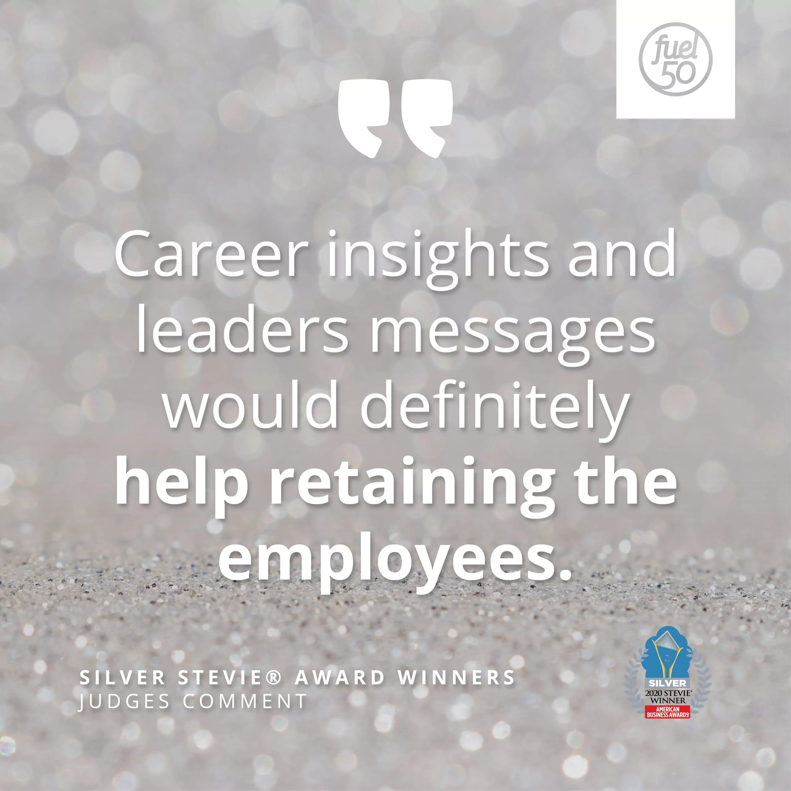 Stevie Award Judges Comment