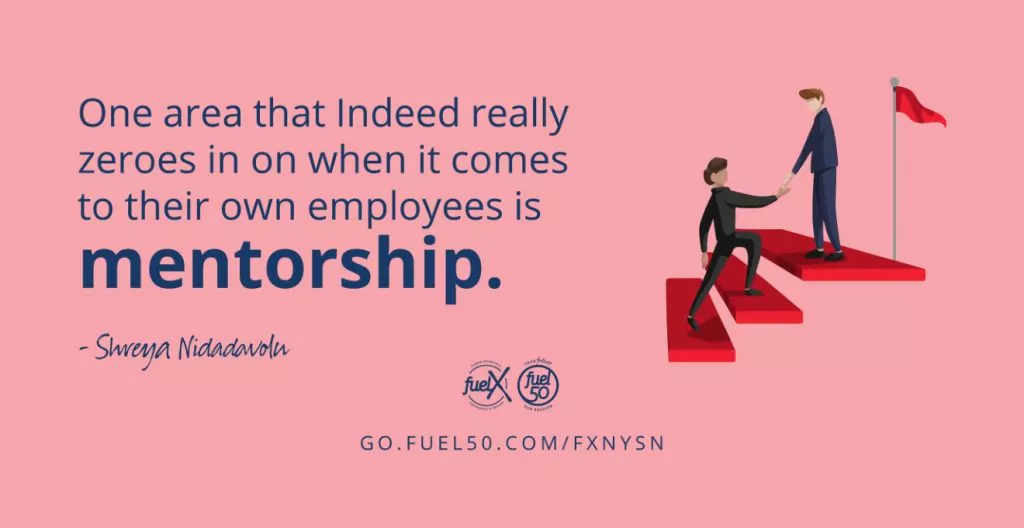 Mentorship Indeed Fuel50 FuelX New York