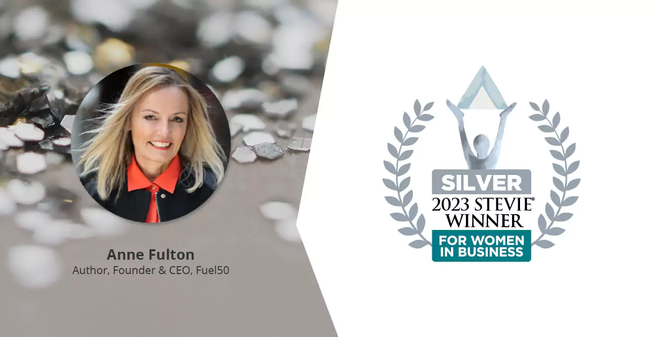 Anne Fulton wins Silver 2023 Stevie Award for Women in Business